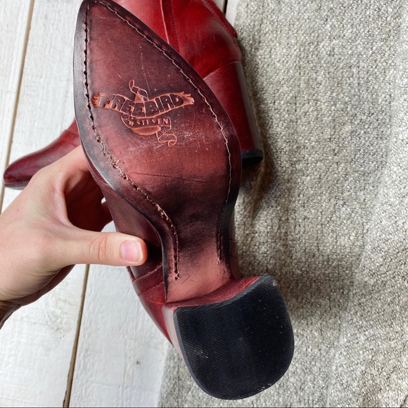 SOLD Freebird By Steven Joey Leather Ankle Boot - Picture 15 of 16